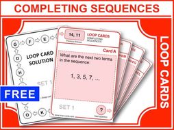 Completing Sequences (Loop Cards)
