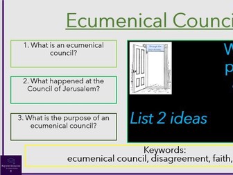 Ecumenical Councils Intro