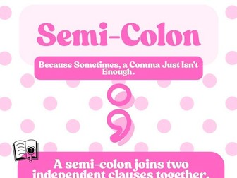 Ambitious Punctuation Display Posters