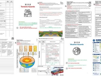 AQA GCSE Geography Natural Hazards, Complete Teaching