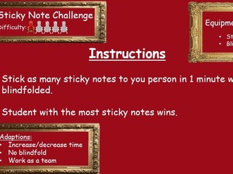 Classmaster Teambuilding Challenge Activity Pack!