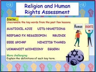 Religion and Human Rights Assessment