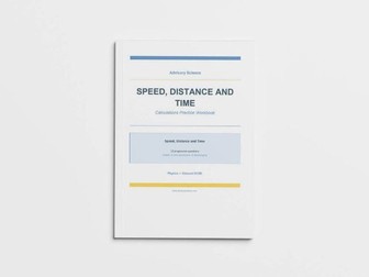 Speed Distance Time - Edexcel GCSE Physics Calculation Practice Book