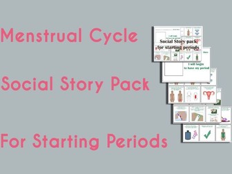Menstrual Cycle Social Story For Starting Periods