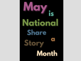 Share a Story Month MAY