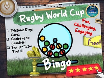 Rugby World Cup Bingo
