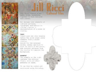 Art Cover Lesson - Culture Pattern Tiles