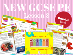 NEW Edexcel GCSE PE Unit 2 - Topic 1 - Lesson 8 BUNDLE PACK