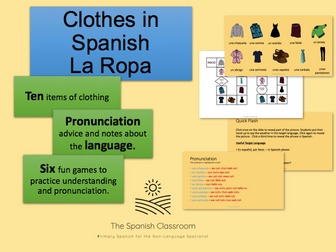 Clothes in Spanish – La Ropa