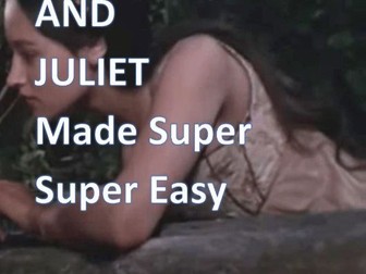 ROMEO AND JULIET MADE SUPER SUPER EASY  (E- BOOK) ACHIEVE TOP GRADES