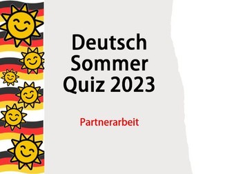 German End of Year Quiz Summer 2023