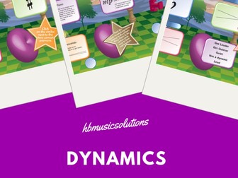 Dynamics Units 1 - 10 Music Interactive Games