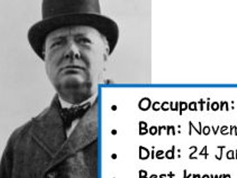 Winston Churchill Factsheet