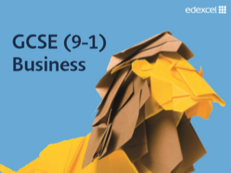 Edexcel 9-1 GCSE Business 1.1 Assessment plus Mark Scheme