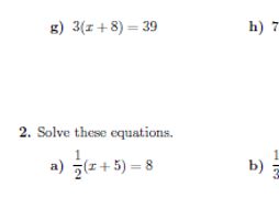 Linear Equations With Brackets Worksheet No 2 With Solutions By