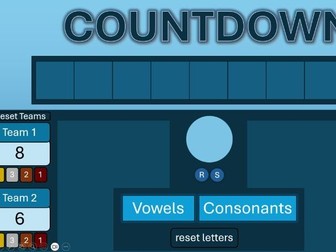 Countdown (Words) - PowerPoint