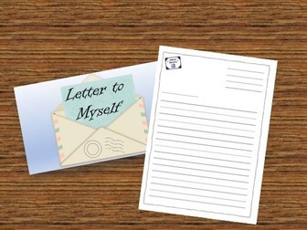 Back to School Welcome Activity - Letter to Myself