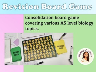 A-level Biology Revision Board game (with answers)