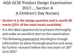 AQA GCSE Product Design Section A 2017 Powerpoint