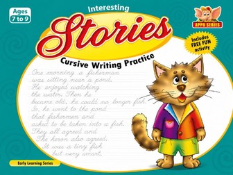 Interesting Stories Cursive Writing Practice Book