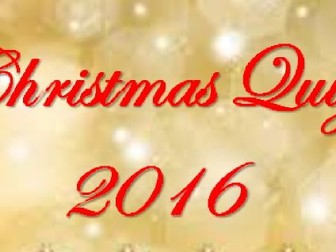 2016 Christmas Quiz