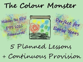 Early Years Continuous Provision - Colour Monster