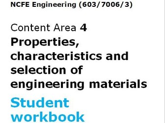 NCFE Engineering - Content Area 4 - Student Workbook