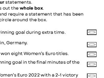 GCSE English Language Paper 2 - Sample Paper - Women's Football