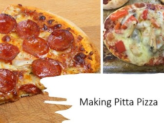 Making a  Pitta Pizza stepped guide