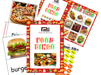 Food Bingo | Fun Vocabulary Game