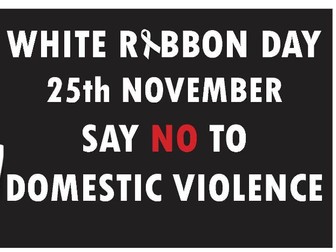 Kindness and white ribbon day domestic abuse assembly