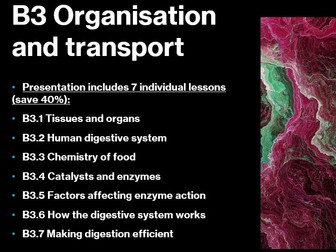 B3 Organisation and transport