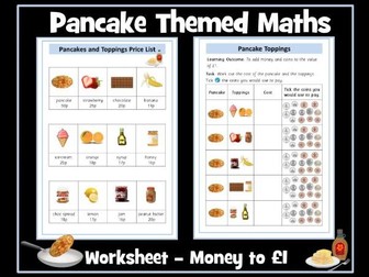 Pancake Day Maths - Money