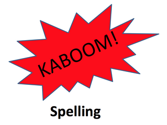 Spelling Kaboom Game - Year 5 & 6 Spellings