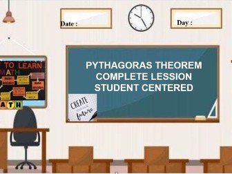 PYTHAGORAS THEOREM -Complete teaching resources