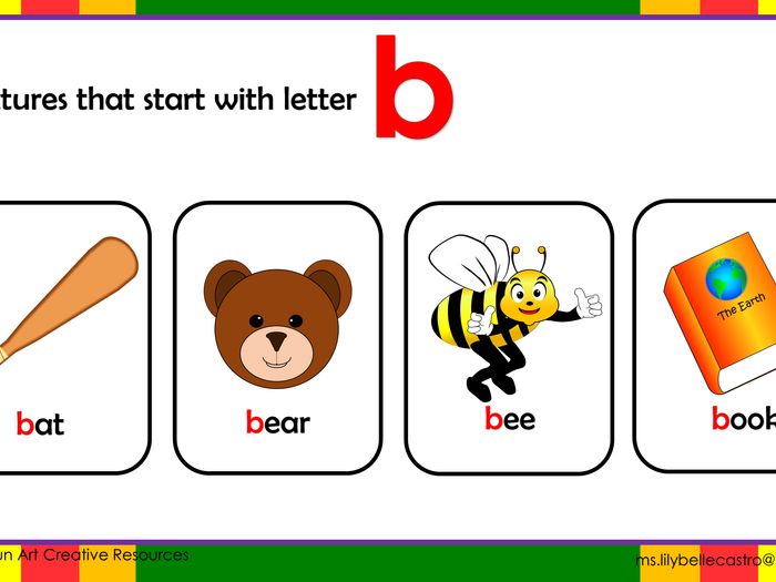 Letter Bb - Lesson - PowerPoint Presentation | Teaching Resources