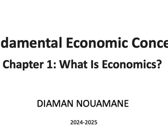 Scarcity and the Science of Economics