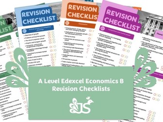 Edexcel Economics B Revision Checklist
