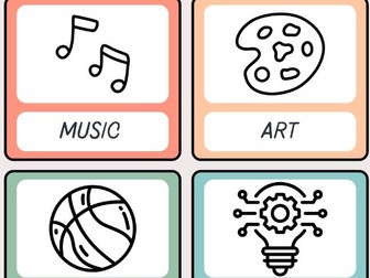 KS2 Visual Timetable