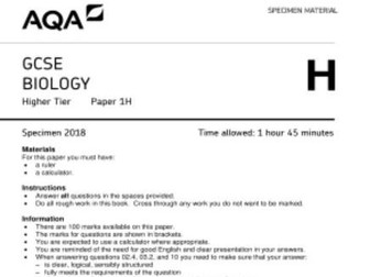 Biology Paper 1 AQA GCSE Online Notes