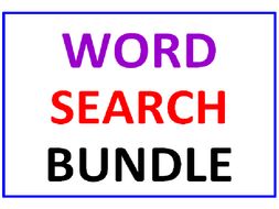 Word Search Bundle (NINE Puzzles)