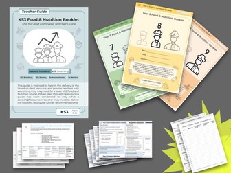 Complete KS3 Food Tech Curriculum Pack (English)