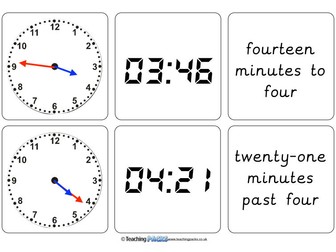 Time Matching Cards