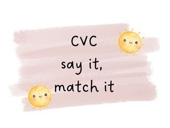 CVC say it, find it