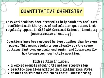 AQA Combined Science - Quantitative Chemistry