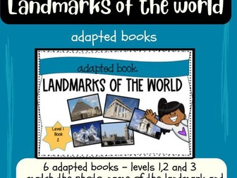 Landmarks of the World Adapted Books - 3 levels - 6 books in total