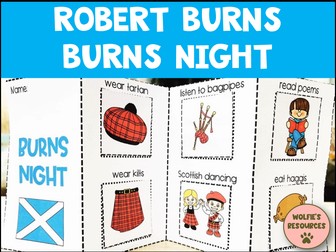 Robert Burns and Burns Night KS1  Scotland