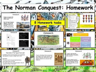 The Norman Conquest: weekly homework