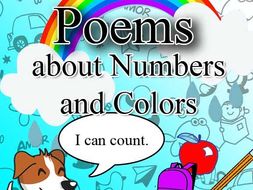 Poems tackling about action words, numbers and colors for kinder, grade 1 & 2