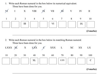 Roman Numerals